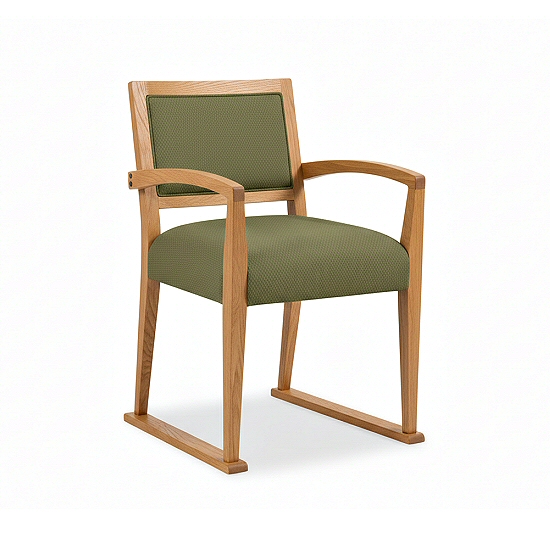 Novo Care Home Dining Chair with Skis